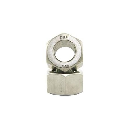 Newport Fasteners Hex Nut, 1/2"-13, 316 Stainless Steel, Not Graded, 31/64 in Ht, 500 PK 225767-BR-500